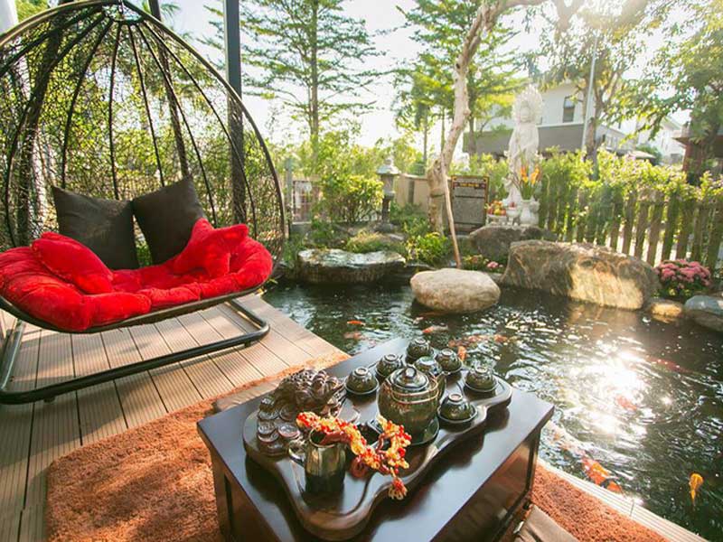 Ngắm biệt thự triệu đô bình yên với khu vườn rực rỡ sắc hoa cùng hồ cá Koi của Nhật Kim Anh giữa lòng Sài Gòn - Ảnh 5.