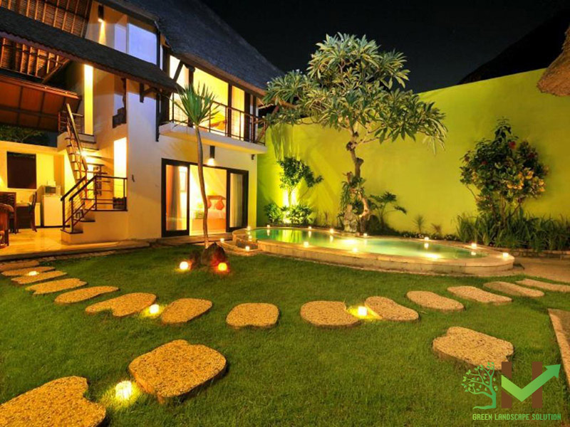 Một chút ánh sáng cho thiết kế sân vườn thêm đặc biệt