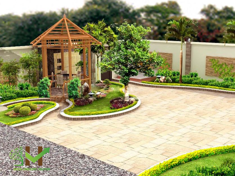 Thiết kế thi công sân vườn 3